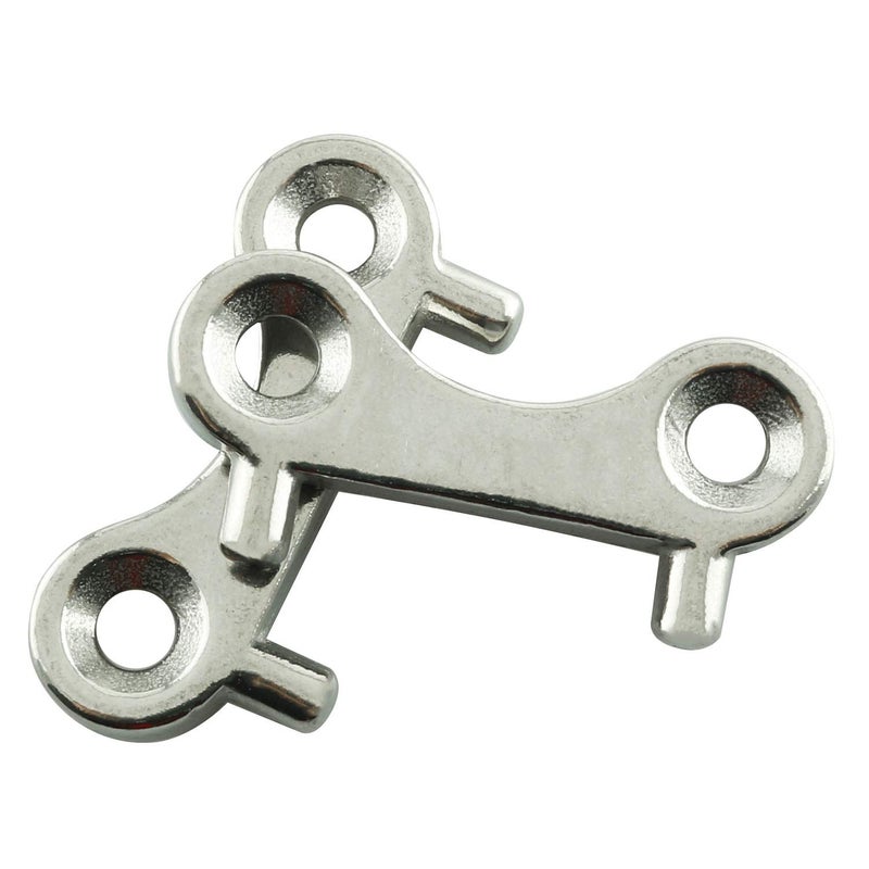 JCBIZ 2pcs Deck Fill Plate Key, 316 Stainless Steel Marine Boat Yacht Gas Water Fuel Tank Deck Fill Filler Spare Key Replacement Plate Tool - Image 2